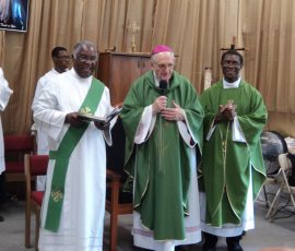 Archbishop Fiorenza Celebrates Mass